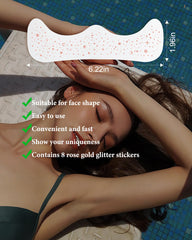 Simpilos gift-ready glitter patches rose gold for party lovers.