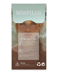 Long-lasting Simpilos glitter patches maintain shine from morning to night