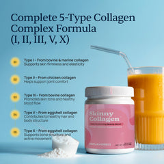 Simple Promise collagen dissolving in water for smooth texture