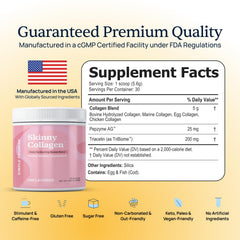 Simple Promise unflavored collagen scoop for measured servings