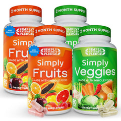 Bottle of Simply Nature's Pledge with label