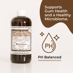 All-natural, fluoride-free and alcohol-free mouthwash ingredients