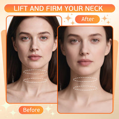 SinBron Neck Tape invisible behind the neck for discreet wear.
