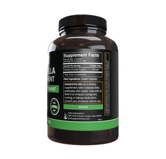 Close-up of a single-ingredient chlorella capsule