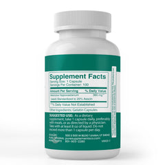 Packaging highlighting a single-ingredient Horse Chestnut supplement