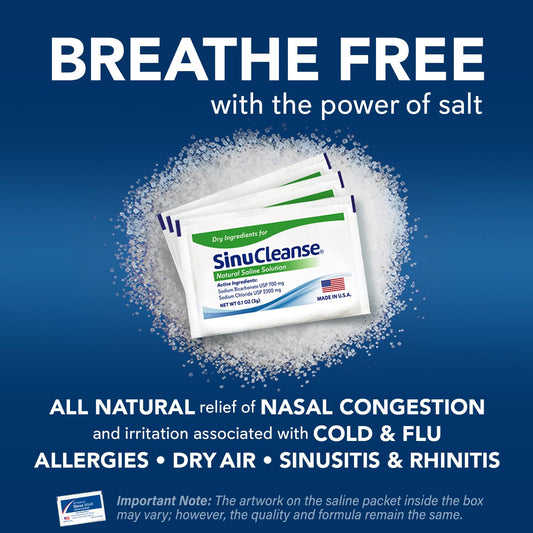 SinuCleanse soft tip close-up shows comfortable seal for easy rinse.