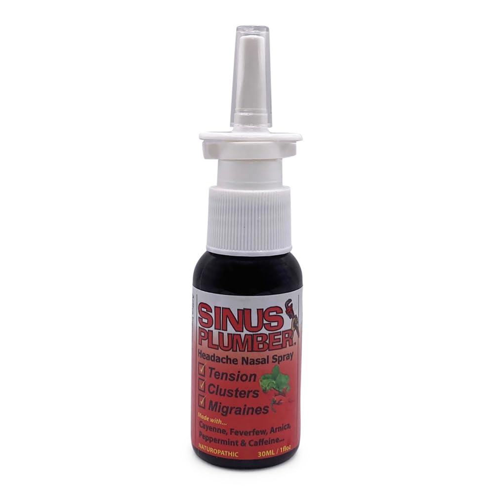 Sinus Plumber Headache Nasal Spray dispensing action demonstrates simple use