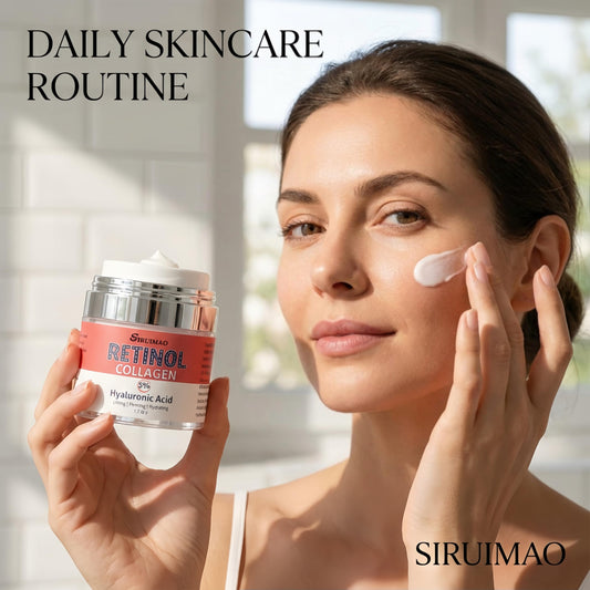 SIRUIMAO cream texture close-up showing a rich, hydrating formula.
