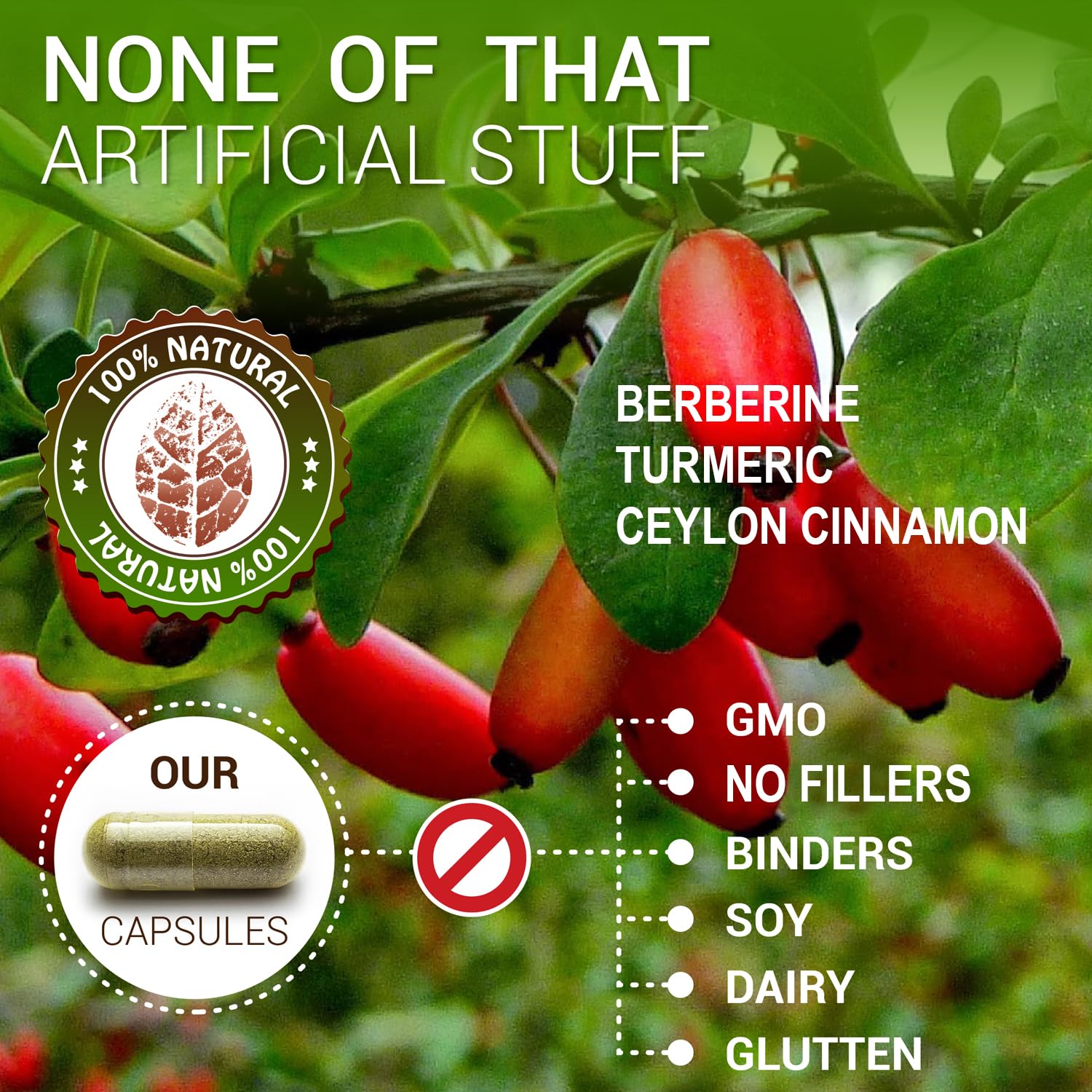 Ingredients highlight: Berberine, Ceylon Cinnamon, Turmeric
