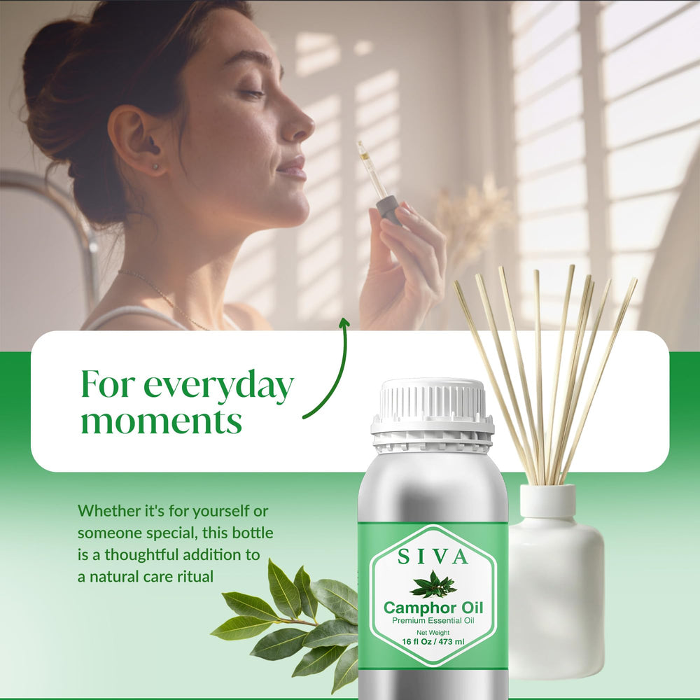 Siva Camphor Essential Oil uses: soaps, candles, sprays