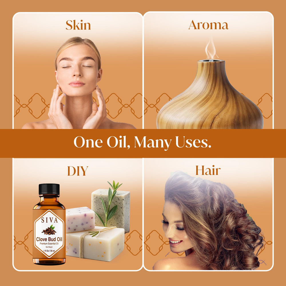 Clove Bud Essential Oil for body massage with carrier oil