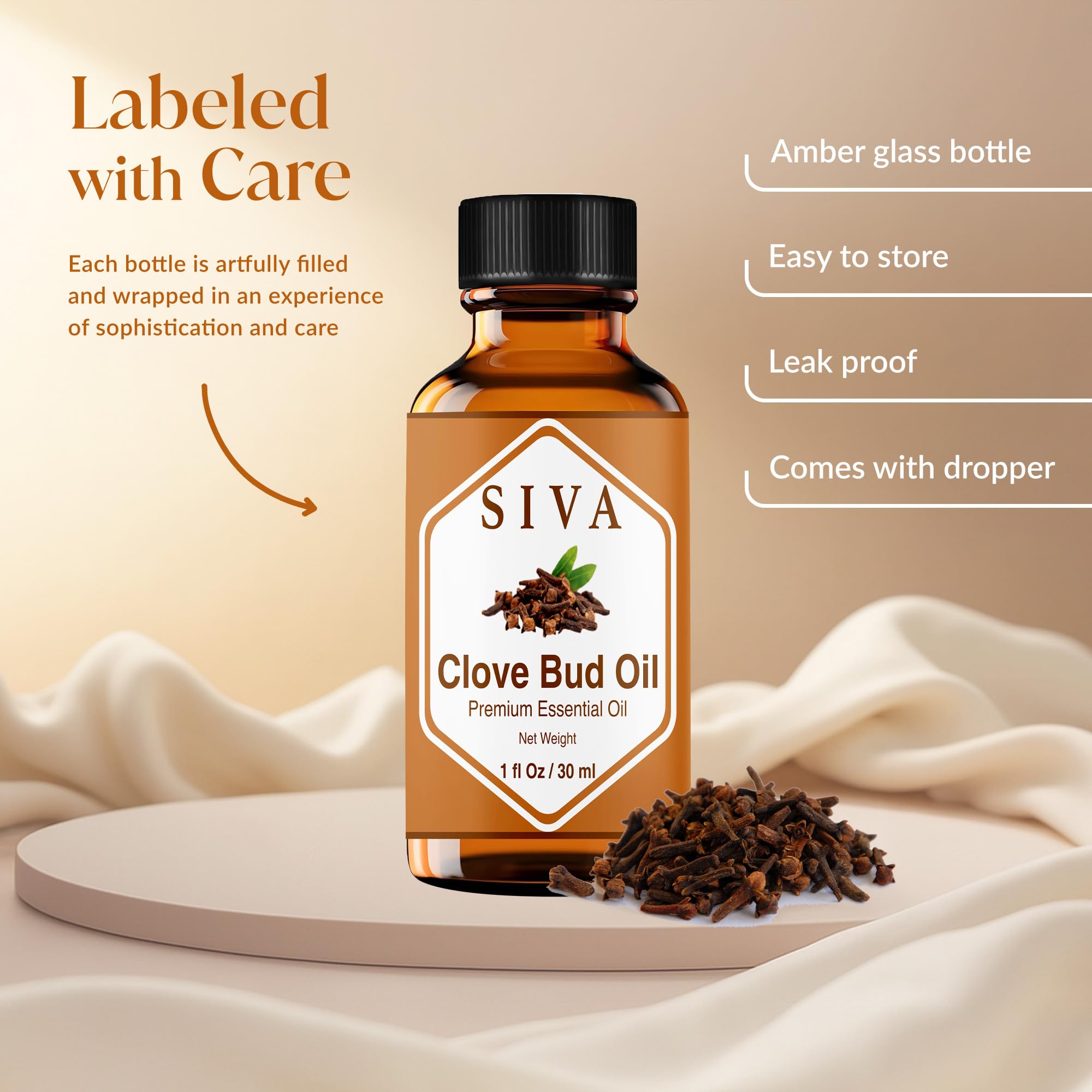 Clove Bud Essential Oil used in oral care (diluted)