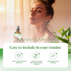 Siva Eucalyptus Essential Oil used in skincare routine