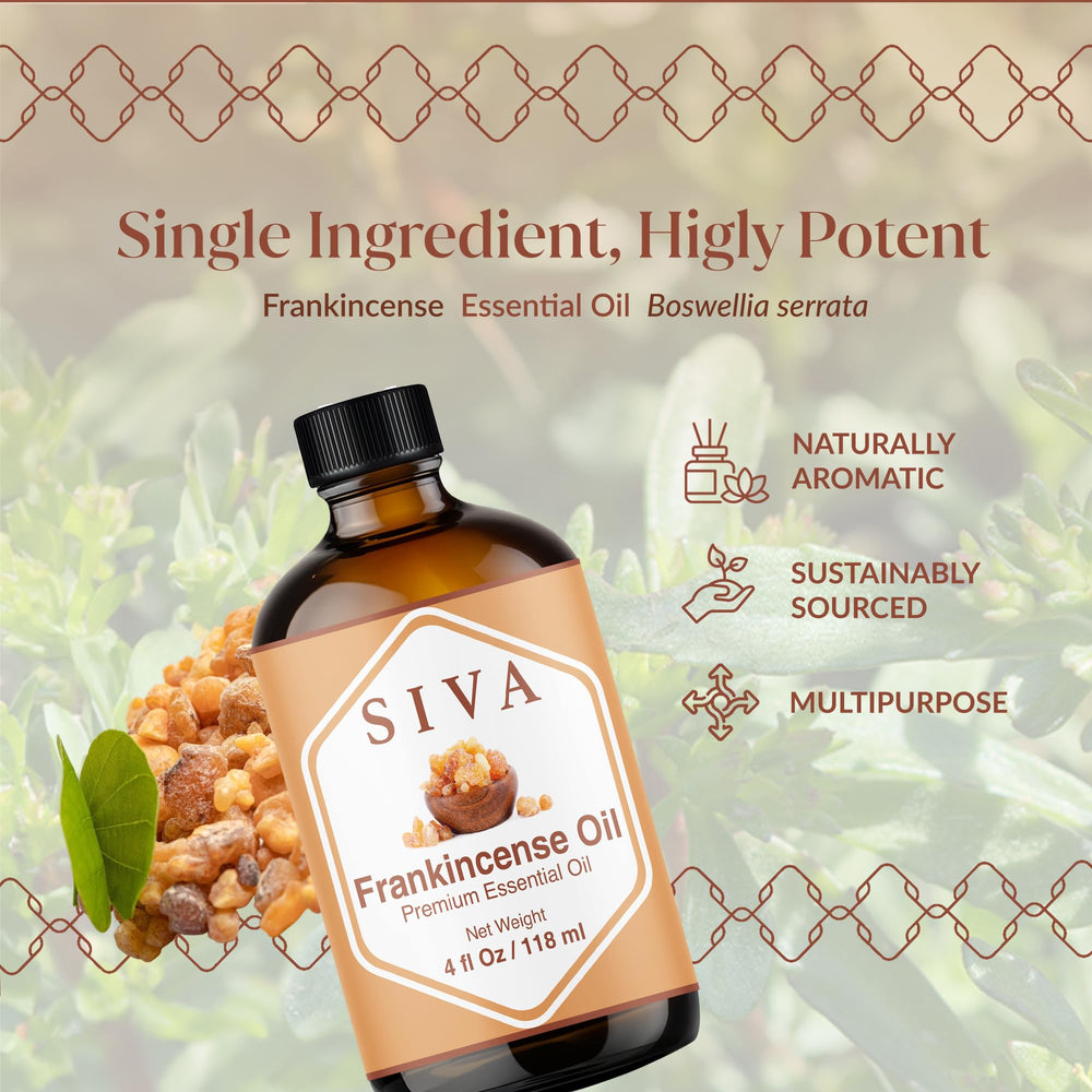 Diffuser emitting warm piney Frankincense scent