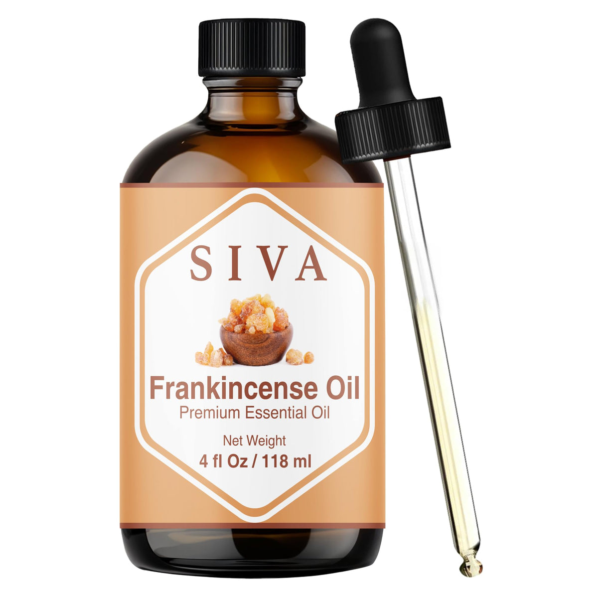 Siva Frankincense Essential Oil 4oz bottle