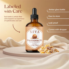 Frankincense oil diluted for skincare application