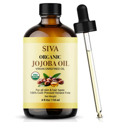 Siva Jojoba Oil 4oz with dropper bottle