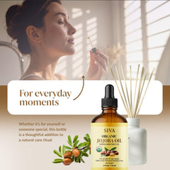 Jojoba oil for body massage and nourishment