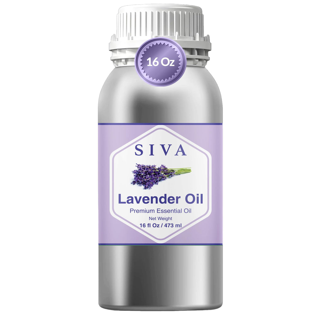SIVA Lavender Essential Oil 16oz bottle