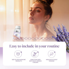 Lavender oil being used in a diffuser setup