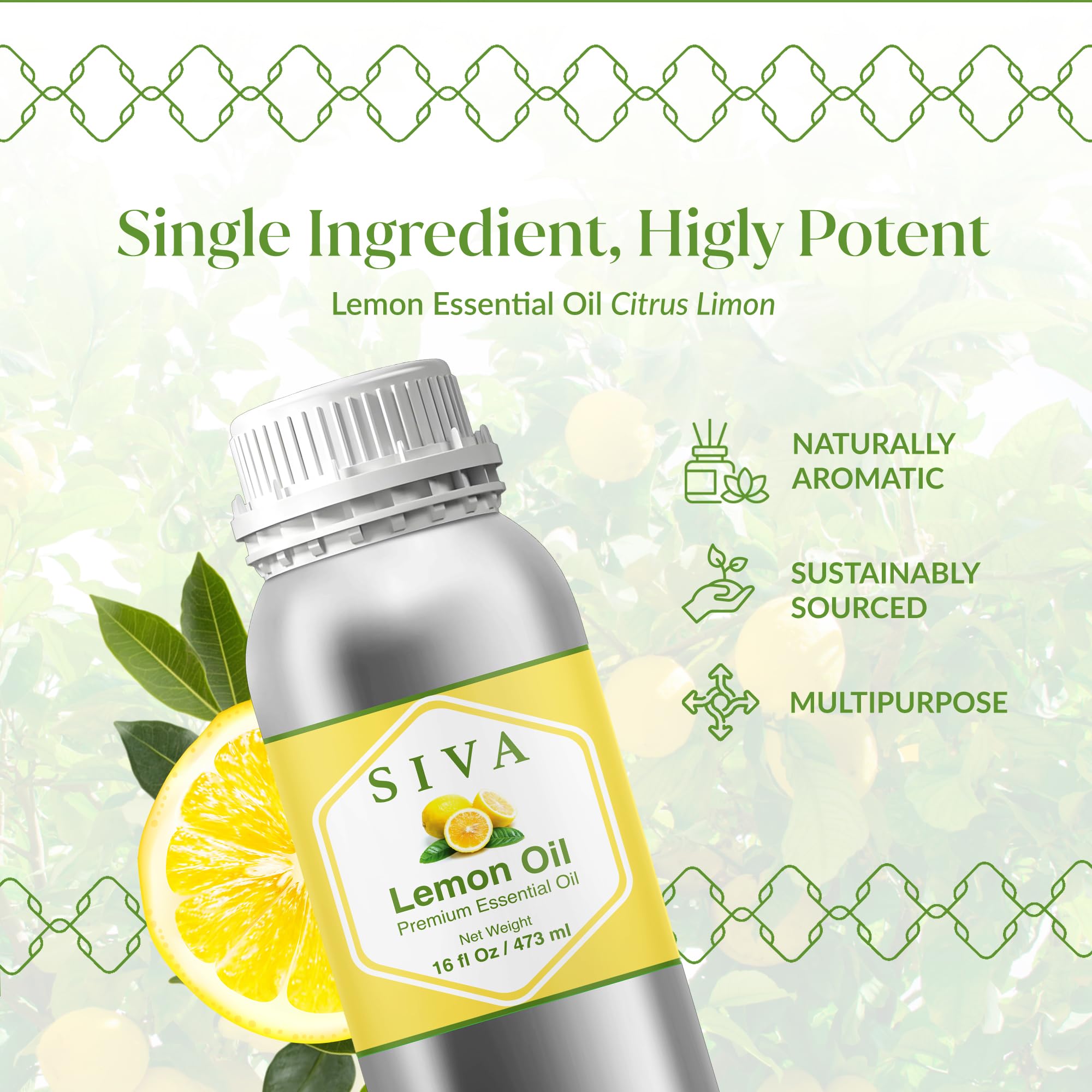 Hair care application of lemon essential oil with carrier oil