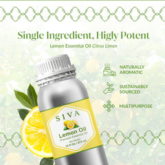 Hair care application of lemon essential oil with carrier oil