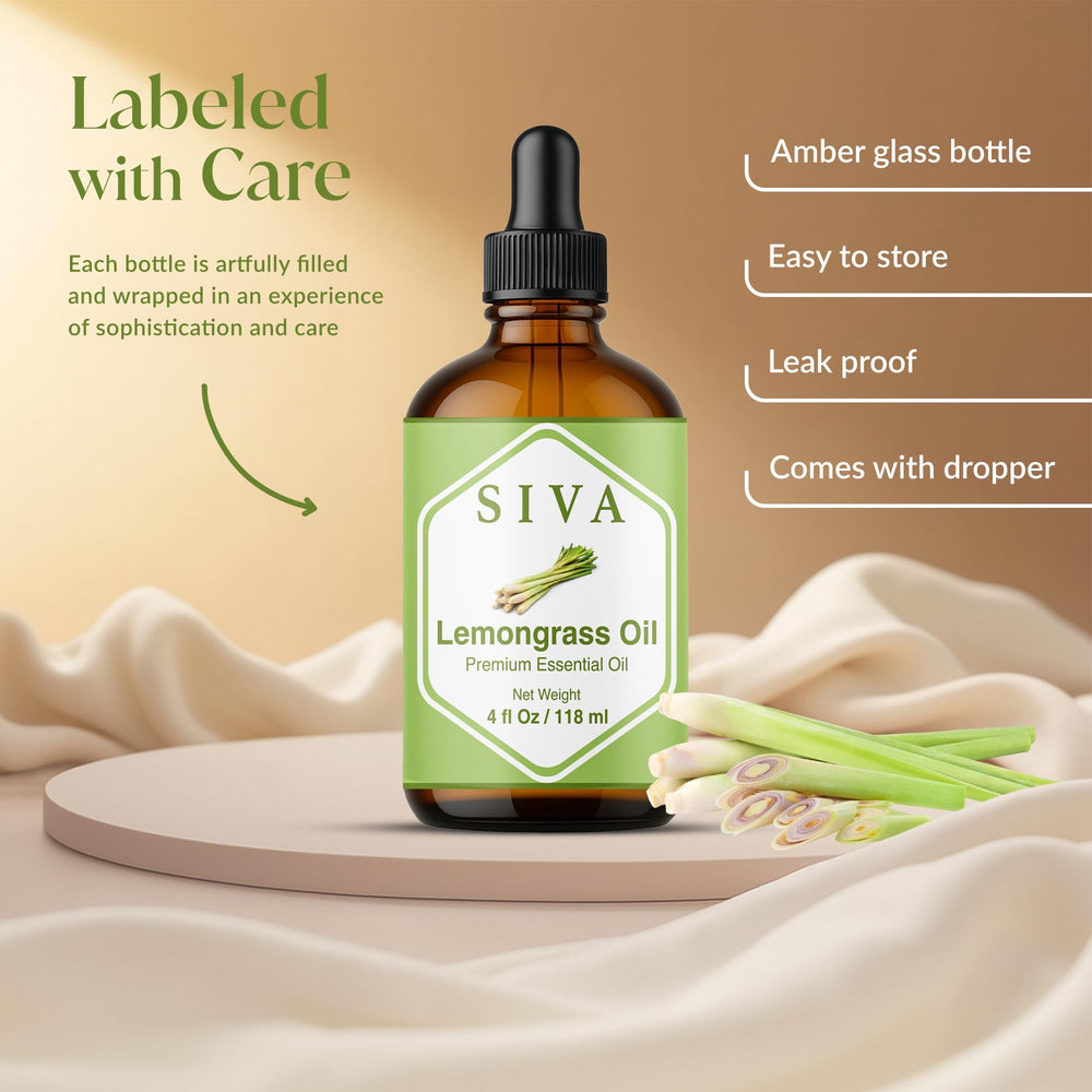 Lemongrass oil for hair care and scalp massage