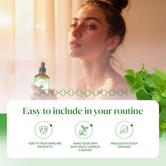 Aromatherapy with SIVA Peppermint Arvensis essential oil