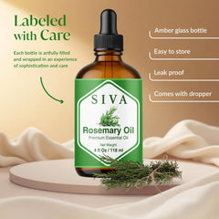 Rosemary essential oil for skin care application