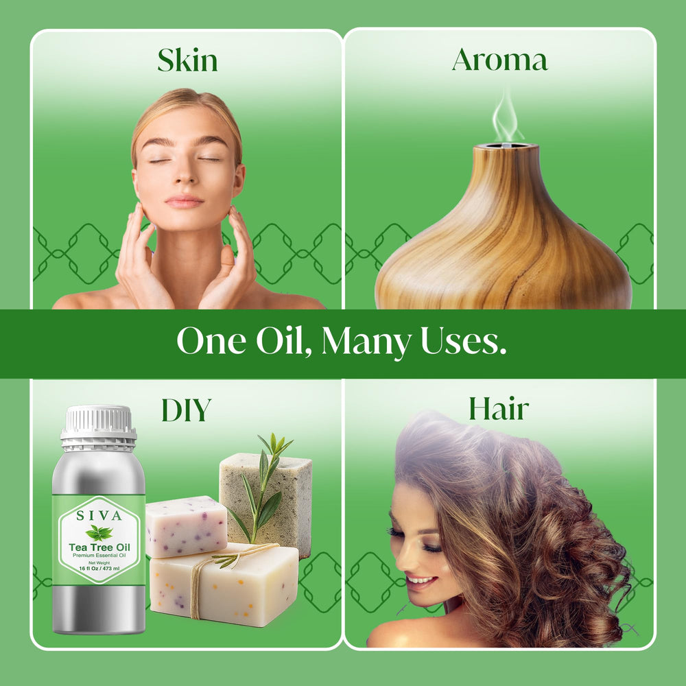 Hair and scalp care with tea tree oil