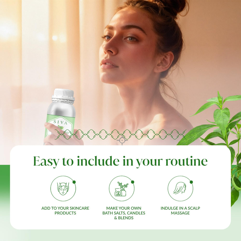 SIVA Tea Tree Oil packaging and bottle