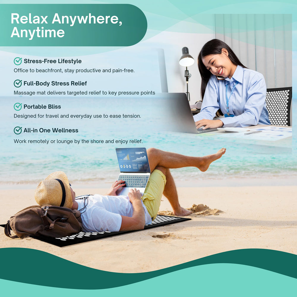 Product in use during meditation and relaxation