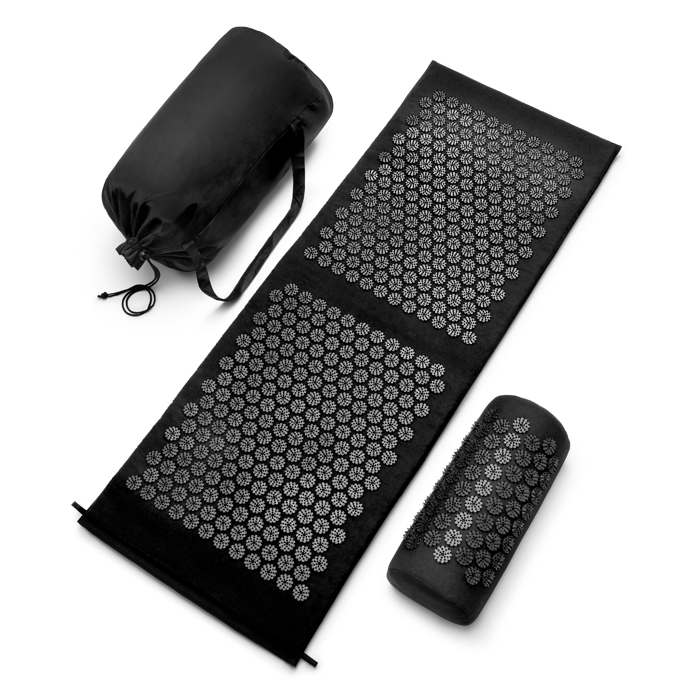 Sivan acupressure mat and pillow set on a clean surface