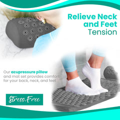 Mat in use for stretching and meditation