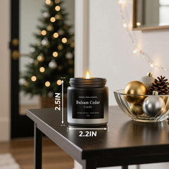 Cinnamon clove scented candle from the set