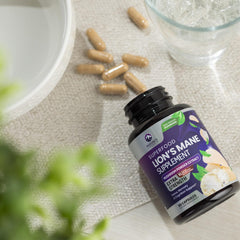 60-count Lions Mane capsules packaging