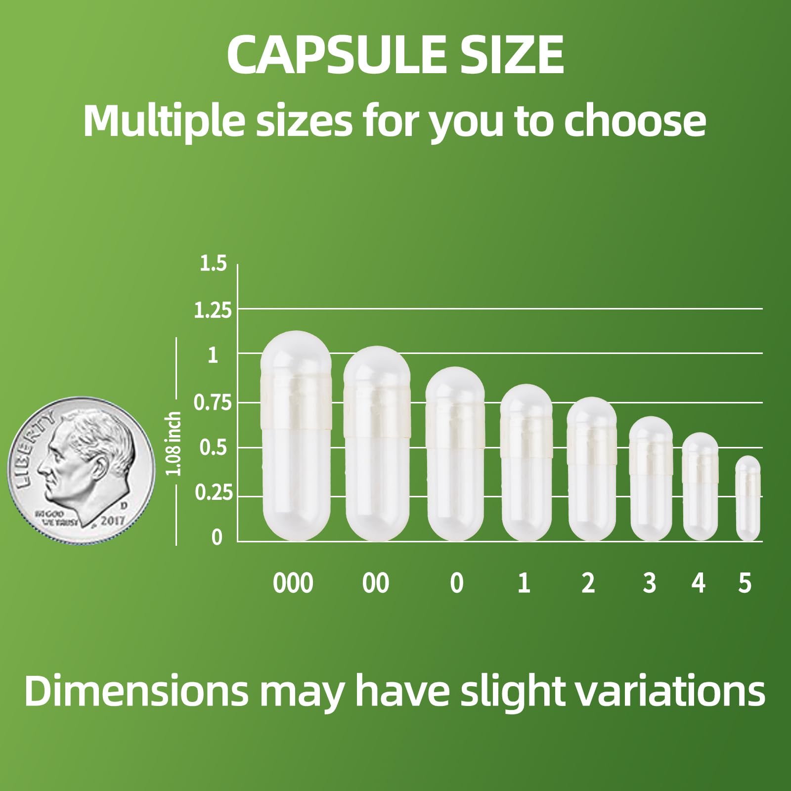 DIY vitamins and supplements with Size 3 capsules