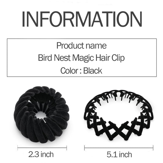 Close-up of Sizobi clip displaying plush velvet and interior grip in black