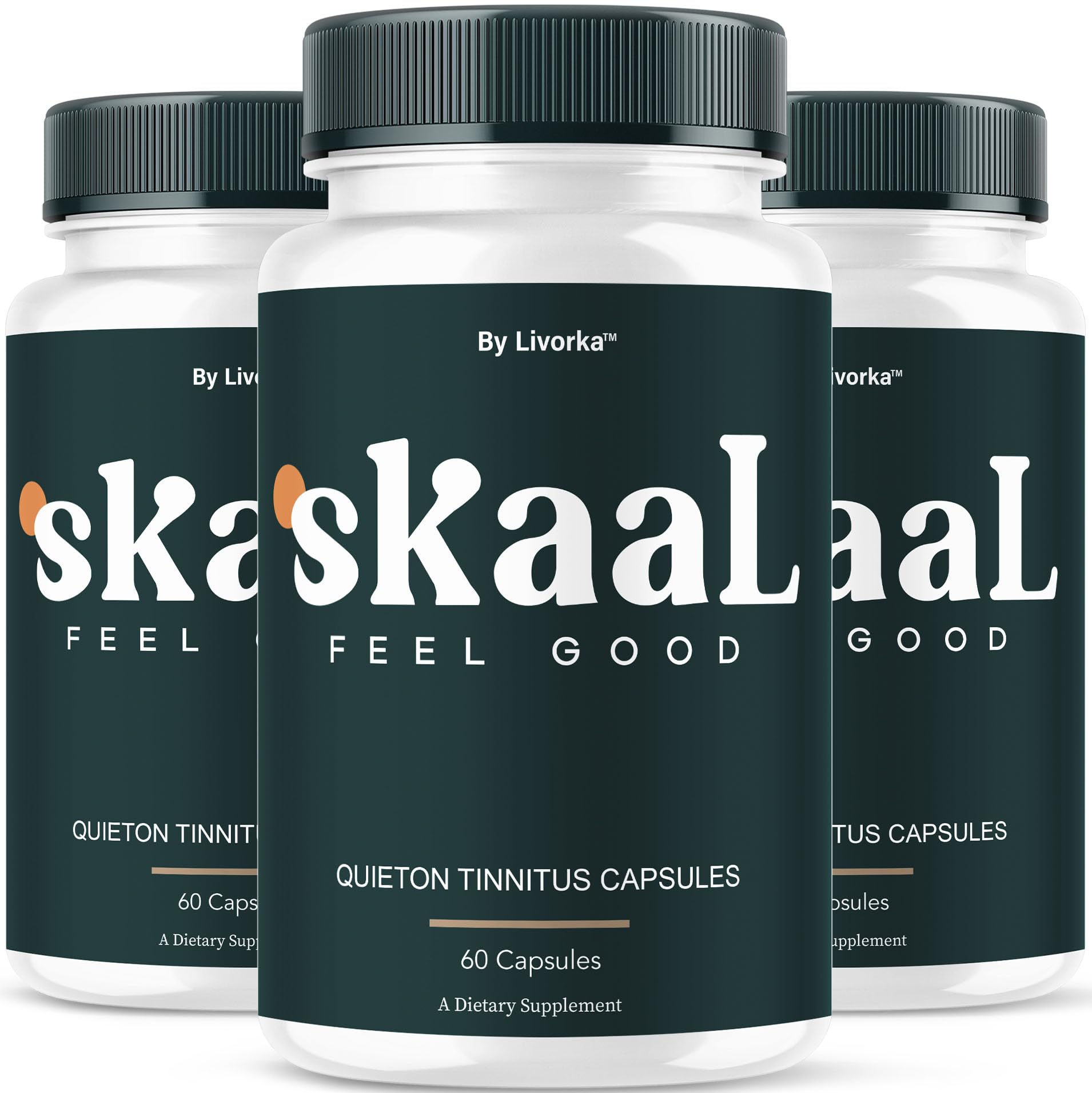 Front view of Skaal Capsules 3 Pack bottle