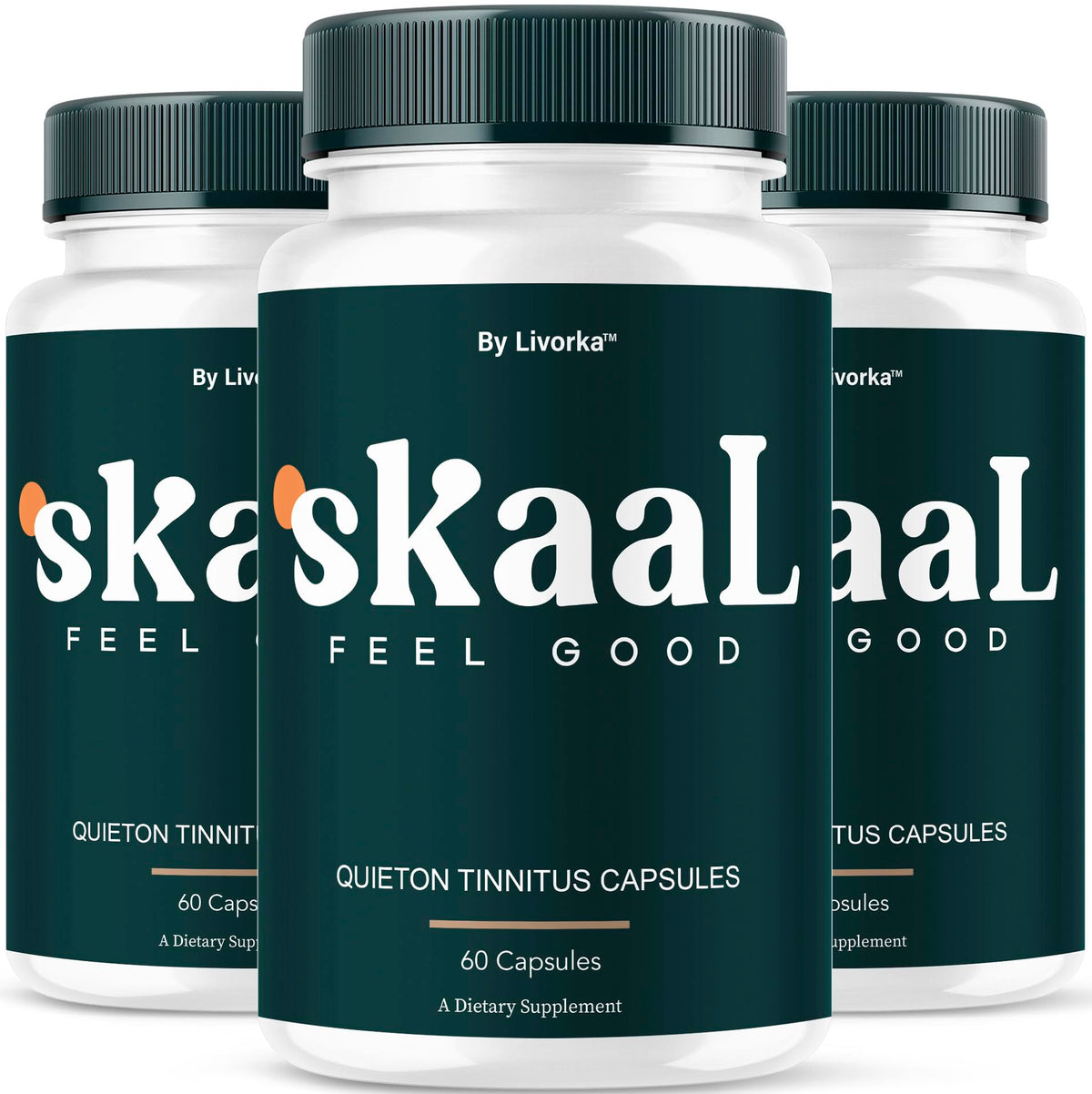 Front view of Skaal Capsules 3 Pack bottle