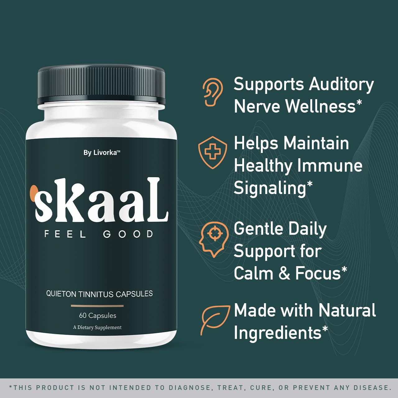 Close-up of Skaal Capsules 3 Pack label