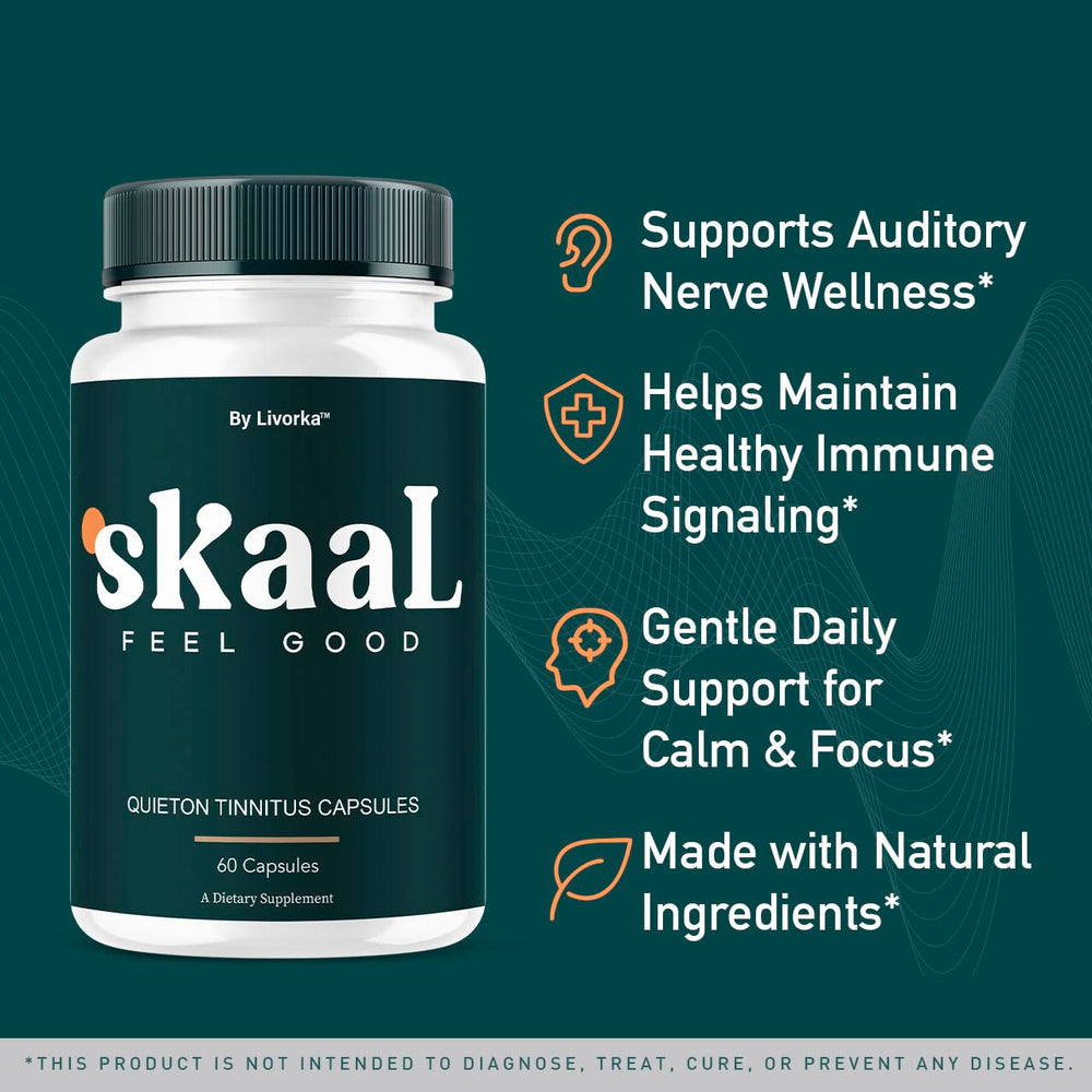 Close-up of Skaal Capsules 3 Pack label