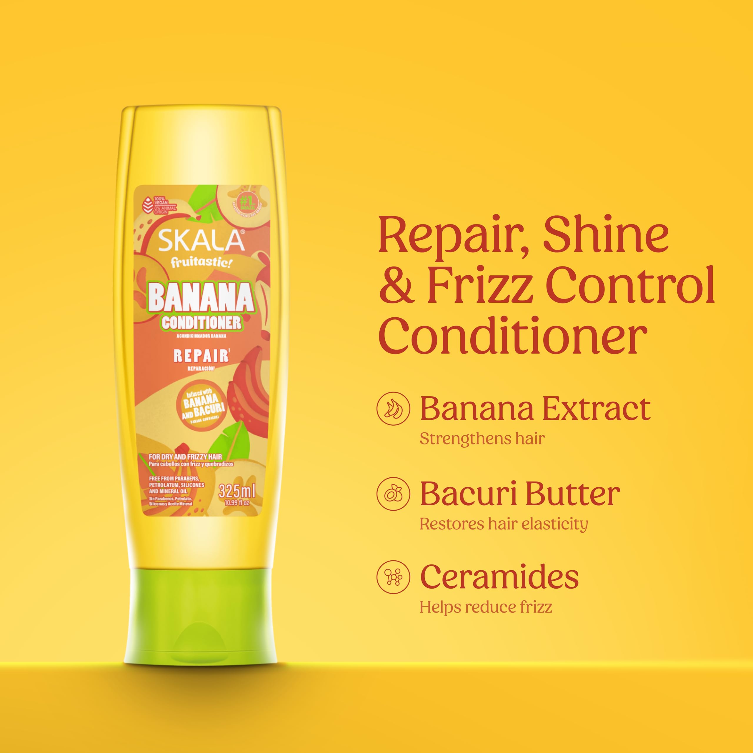 Bacuri Butter ingredient boosts elasticity and shine in SKALA conditioner