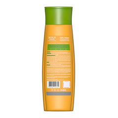 SKALA Banana Shampoo bottle shot emphasizes gentle cleansing with banana extract