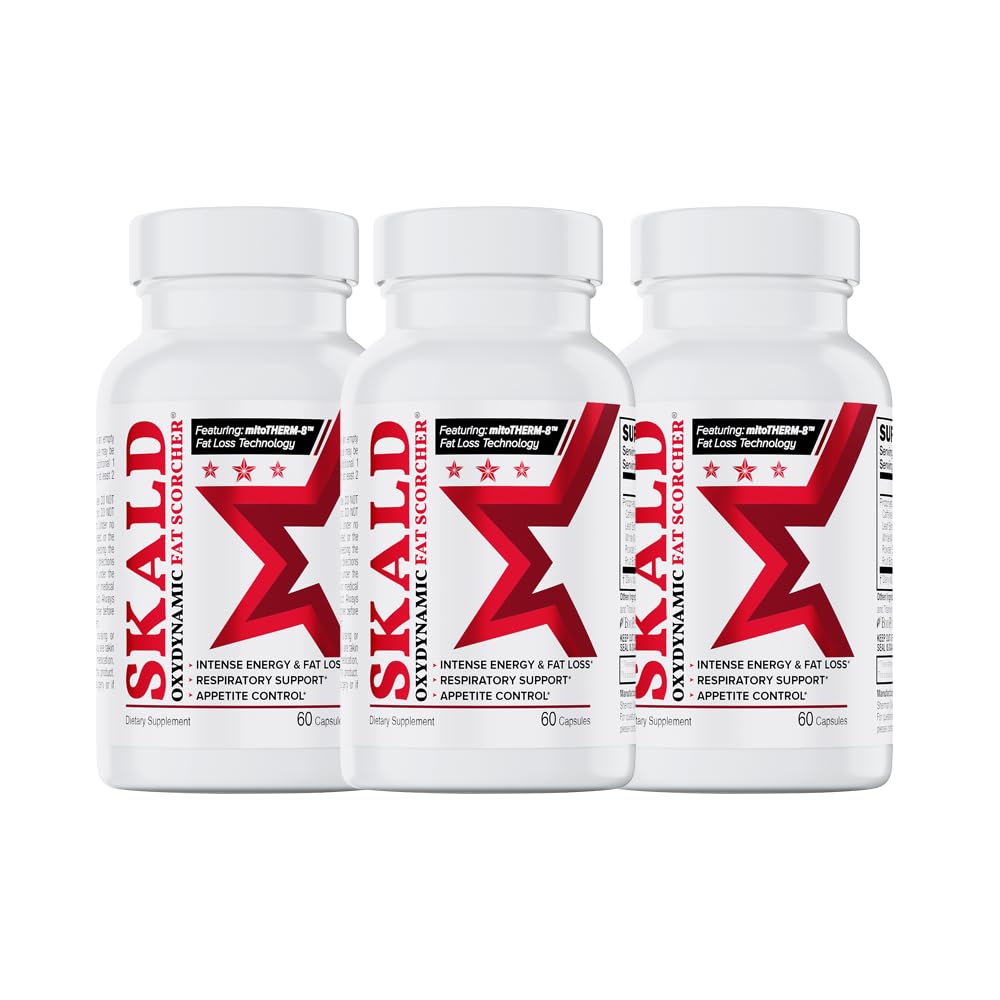 Front view of Skald 3-pack bottle