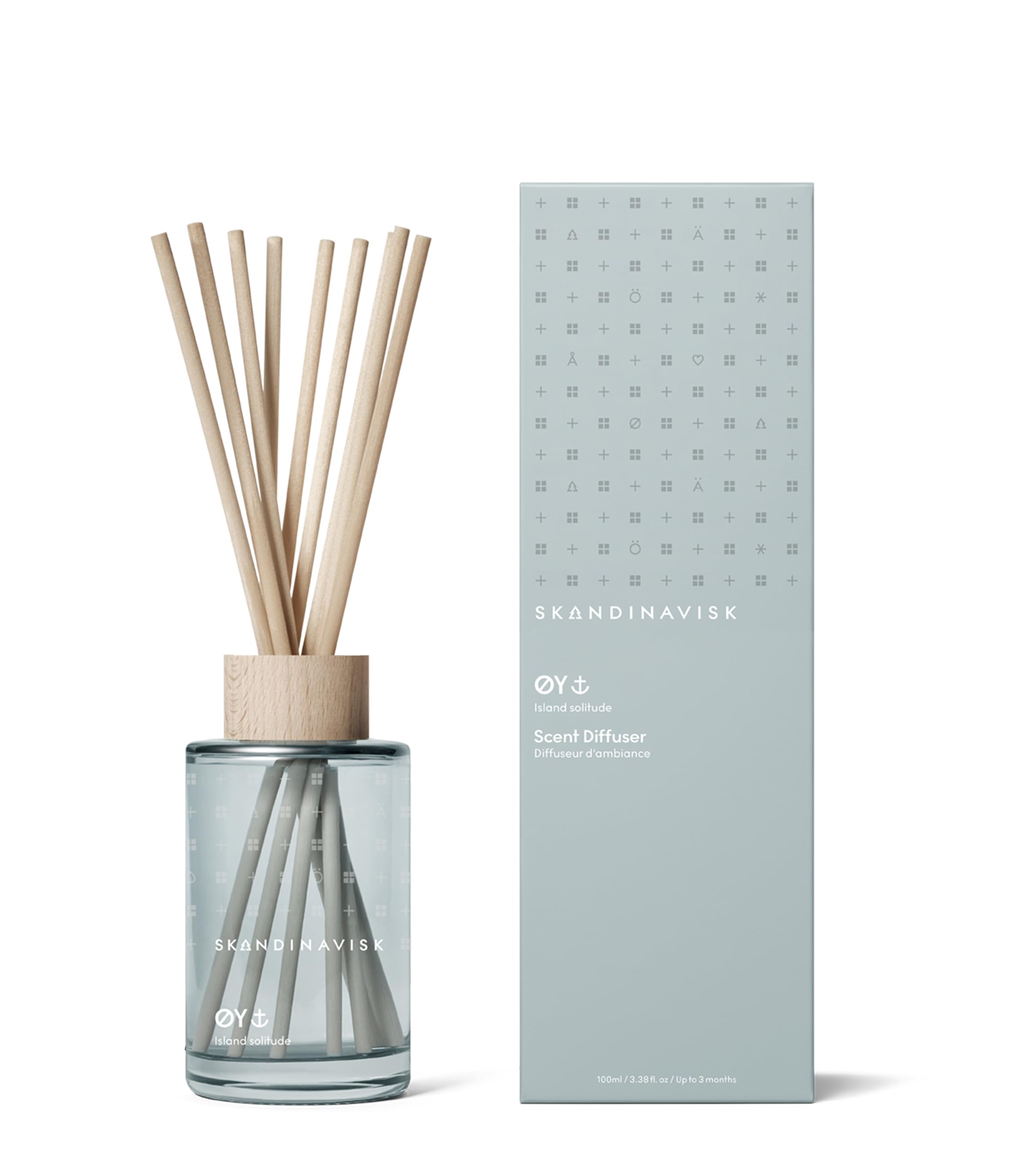 Øy Island Scent Diffuser bottle with crabapple and dog rose notes