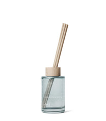 Painted glass vase diffuser with decorative FSC-certified beechwood ring