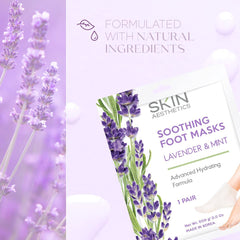 Cooling mint effect revives tired feet for a refreshing feel.