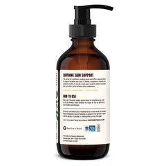 Illustration of applying Neem Oil+ to skin for massage or facial care