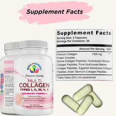Collagen improving skin elasticity and hydration